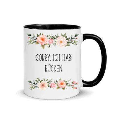 Blumentasse "Ich hab Rücken"