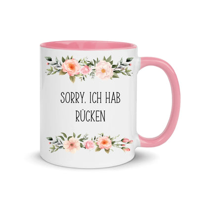 Blumentasse "Ich hab Rücken"