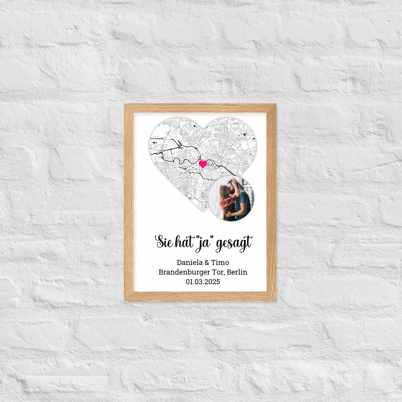 Poster "Sie hat ja gesagt"