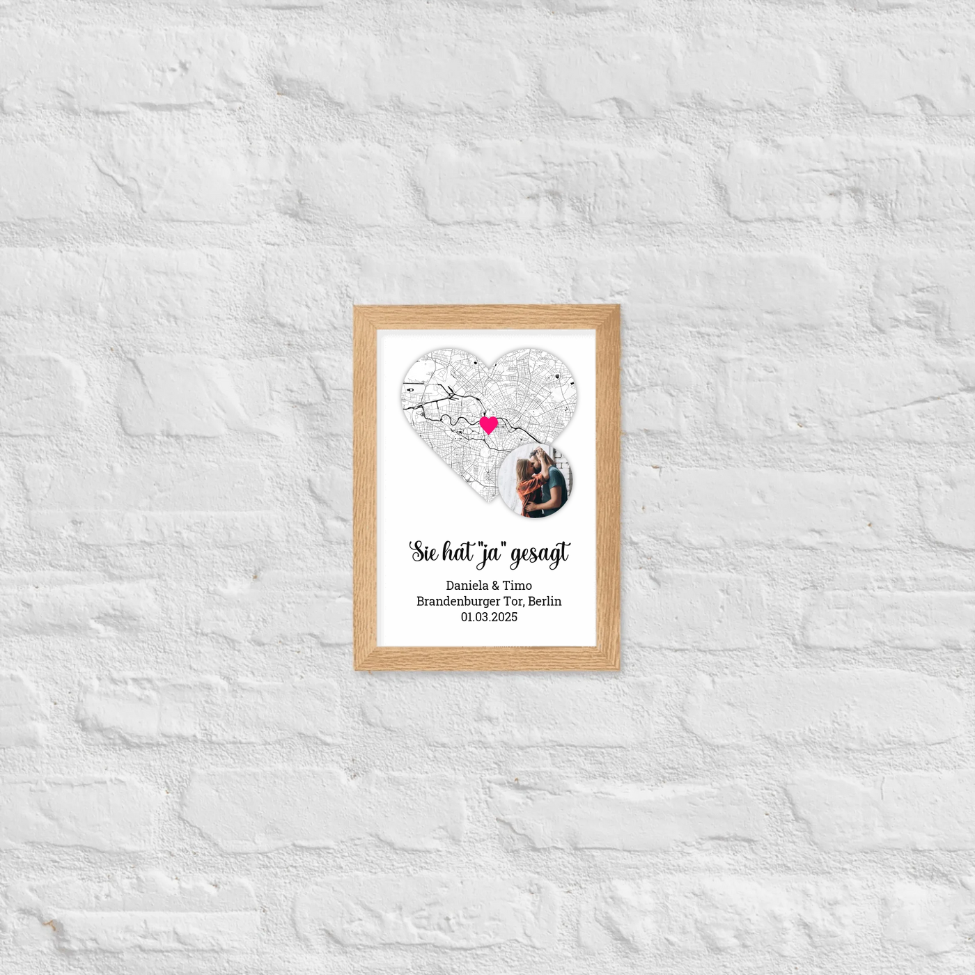 Poster "Sie hat ja gesagt"