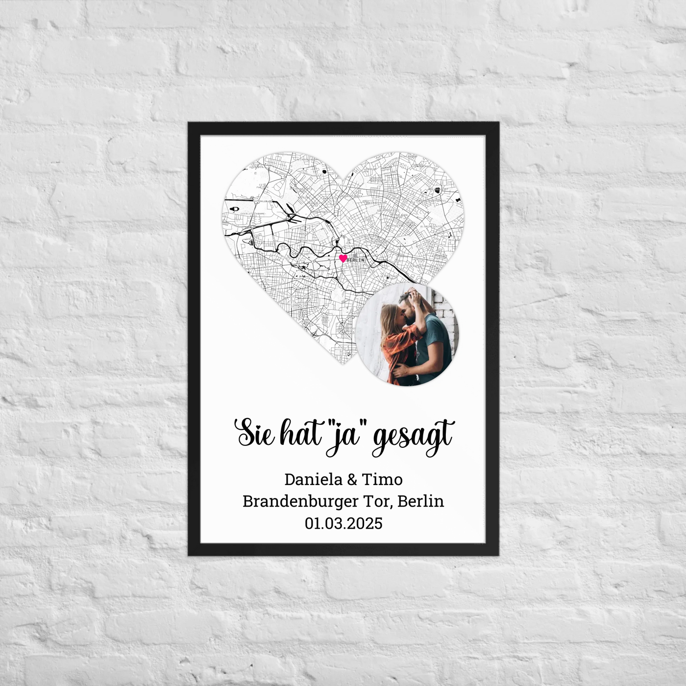 Poster "Sie hat ja gesagt"