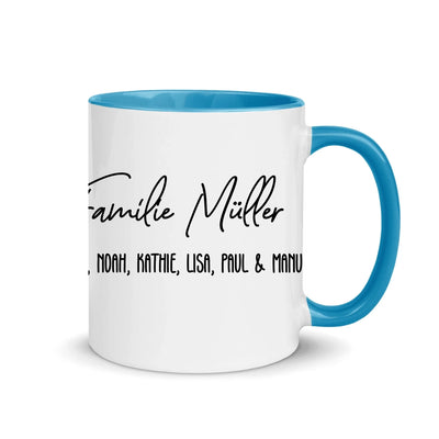 Tasse "Familienhände"