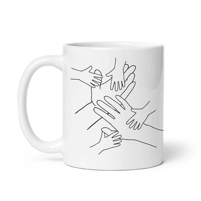 Tasse "Familienhände"