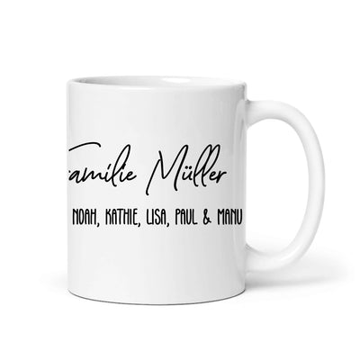 Tasse "Familienhände"
